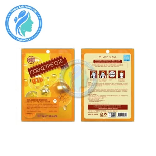 Mặt nạ dưỡng chất May Island Coenzyme Q10 Real Essence Mask Pack